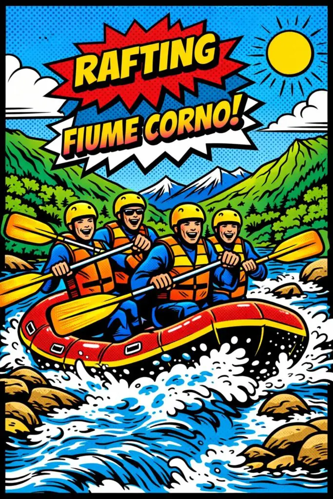 Outdoor a Norcia con il rafting sul fiume Corno