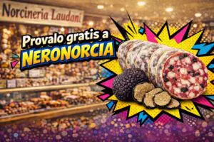 salame al tartufo gratis a norcia