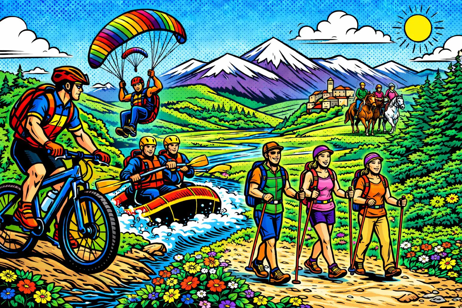 sport outdoor nel parco nazionale dei monti sibillini