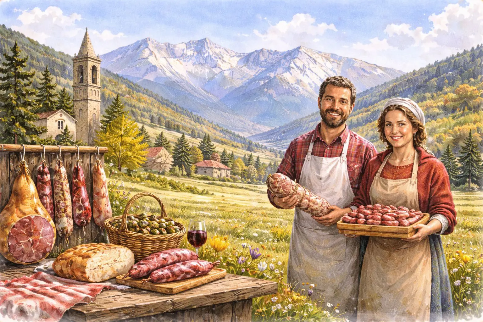 storia della norcineria territorio montano