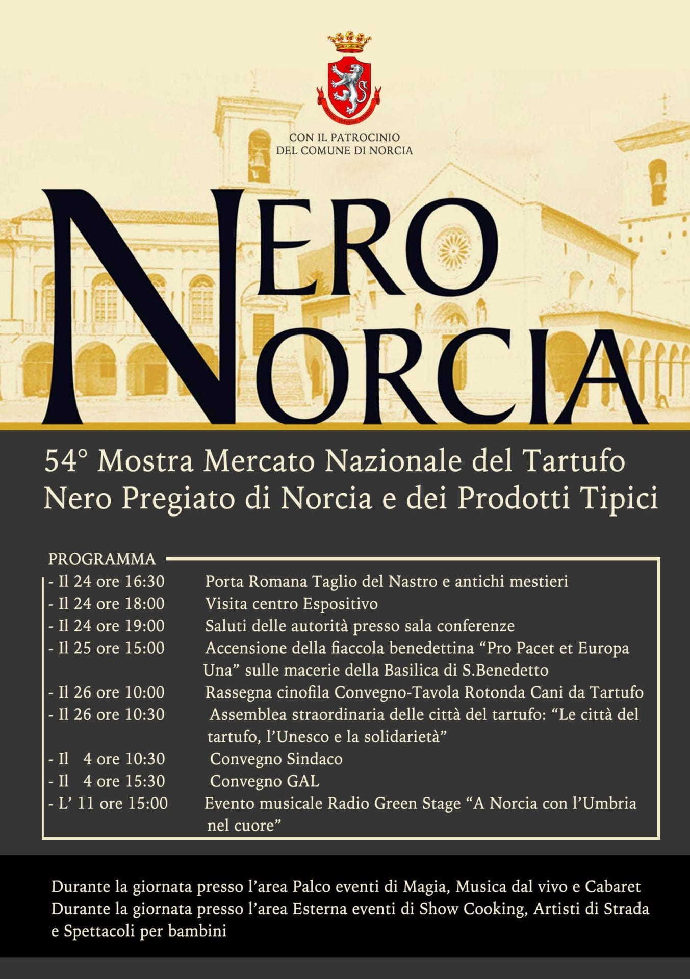 programma NeroNorcia 2017
