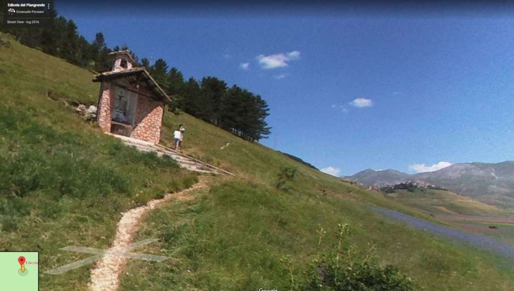 edicola piangrande castelluccio di norcia street view