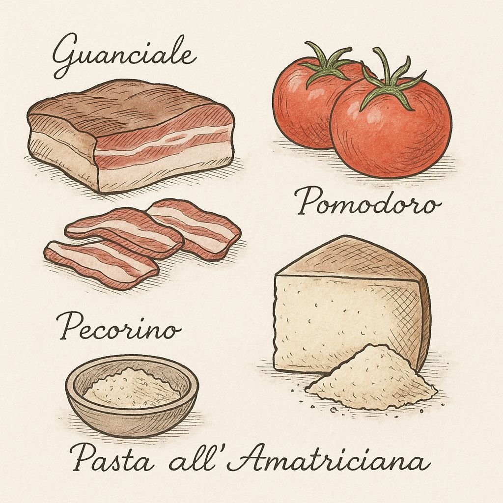 ricetta centro italia amatriciana ingredienti