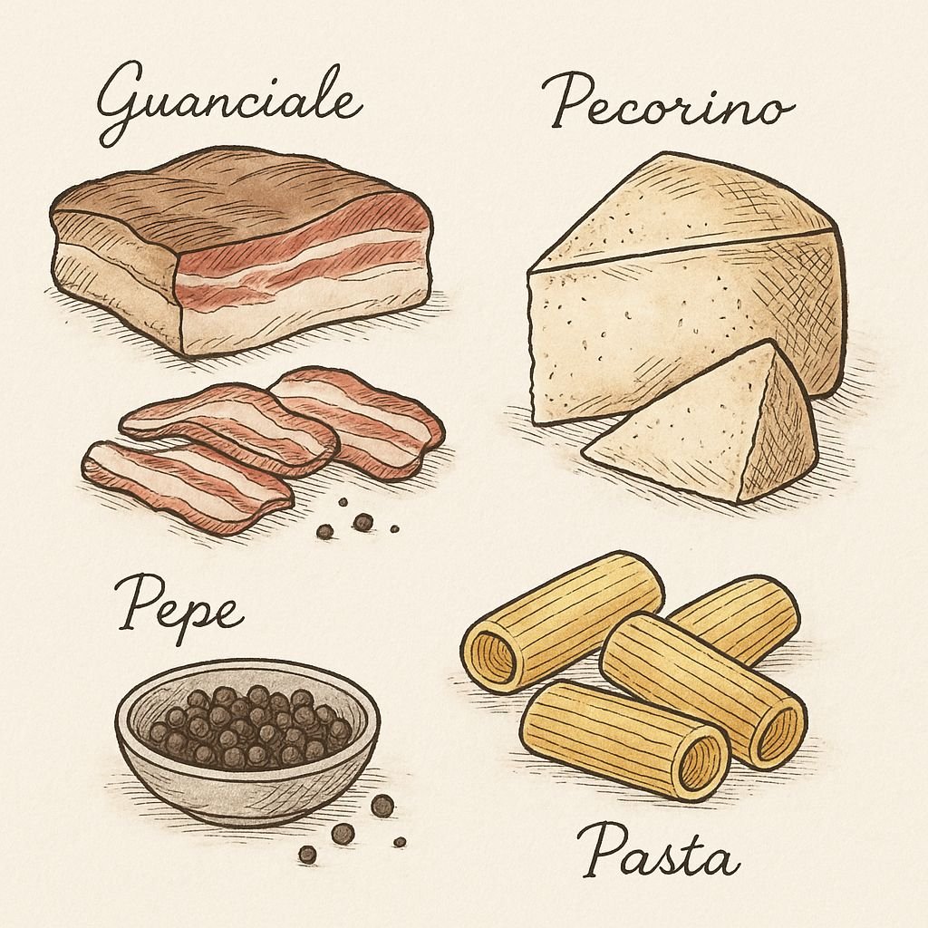 ricetta centro italia gricia ingredienti